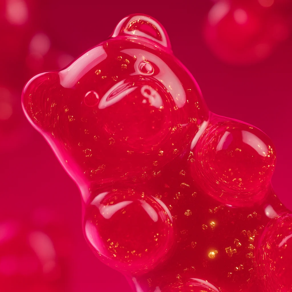 Detail of Folly Nutrition gummies